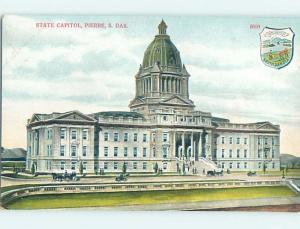 Divided-Back CAPITOL BUILDING Pierre South Dakota SD hJ5566