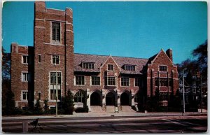 The Peoples Church Grand River Avenue East Lansing Michigan Roadway Postcard