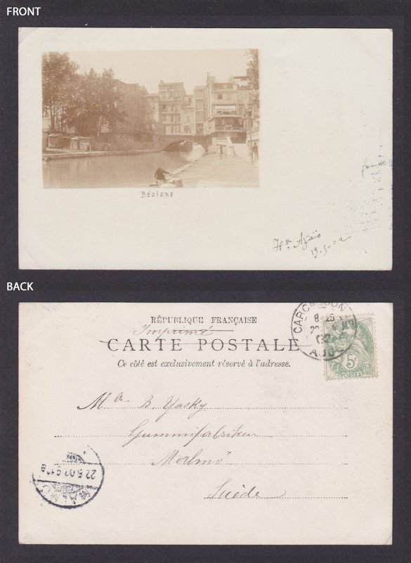 FRANCE, Postcard, Béziers, General view