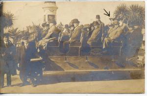 REAL PHOTO POSTCARD SAN FRANCISCO CALIFORNIA TOUR CAR