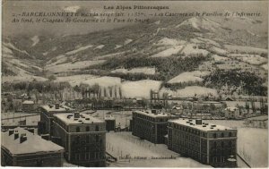 CPA Barcelonnette the barracks and the flag of the infirmary (1208579) 