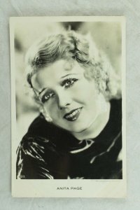 1930's RPPC Anita Page Movie Star Dutch Real Photo Postcard P107