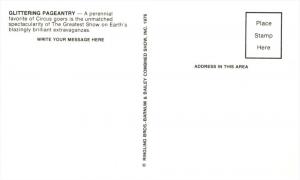 12431  Ringling Bros. Barnum Bailey Circus Elephants Long Mount Glittering Pa...