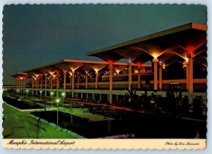 1960 Memphis Tennessee Vintage Postcard International Airport Terminal Building