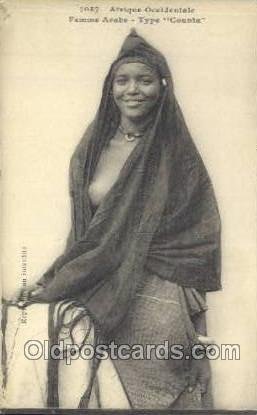 Afrique Occidentale Femme Arabe African Nude Unused 