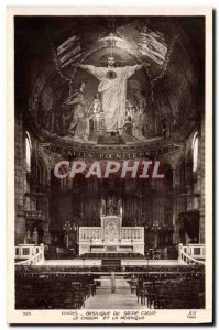 Old Postcard Paris Basilica Of The Sacred Heart Choir and The Mosaic
