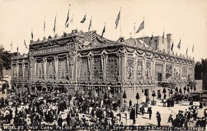 World's only corn Palace real photo Mitchell SD 