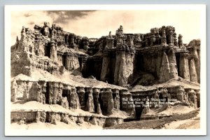 RPPC   Bad Lands   South Dakota  Photo Postcard  c1950