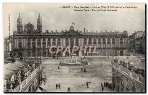 Old Postcard Nancy Place Stanislas and & # City 39hotel