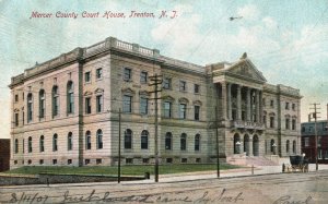 Vintage Postcard 1907 Mercer County Court House Trenton New Jersey N. J.