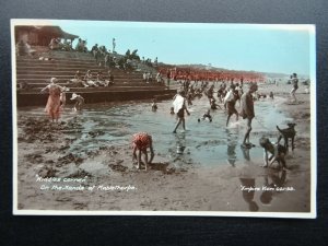 Lincolnshire MABLETHORPE Kiddies Corner on the Sands c1930s RP Postcard