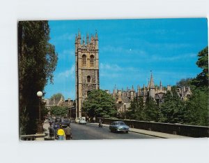 Postcard Magdalen College And Bridge, Oxford, England