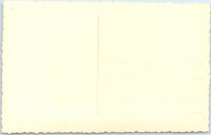 c1930s Dubrovnik, Croatia RPPC Monks Bell Tower Medieval Arch Stone Church A361