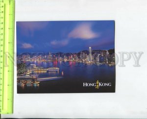 468264 China Hong Kong 2006 year Island at dusk postcard