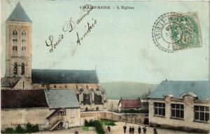 CPA Champagne - L'Église (290267)