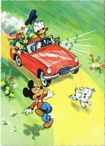 PC DISNEY, DONALD DUCK AND MICKEY MOUSE, Modern Postcard (b38068)