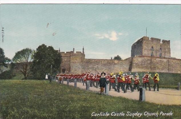 England Carlisle Castle Sunday Church Parade