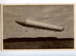 247974 GERMANY Zeppelin airship 1938 year mark postcard