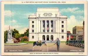 M-95794 US Post Office & Court house Texaskana Arkansas-Texas USA