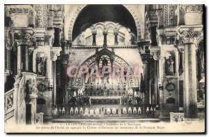Postcard Old Louvesc Interior of the Basilica