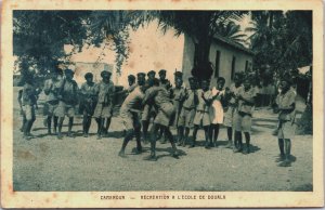 Cameroon Douala Cameroun Recreation A L'Ecole De Douala Postcard C270