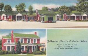 North Carolina Sanford Jefferson Motel &  Coffee Shop