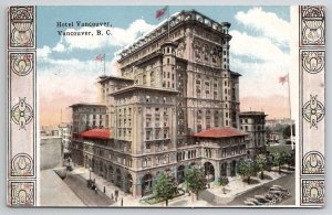 Hotel Vancouver Canada Vancouver B.C. Postcard A33