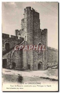 Old Postcard Tour Carcassonne Saint Nazaire