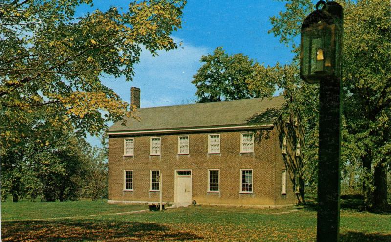 KY - Pleasant Hill, Museum of Shaker Life. East Family Brethren's Shop