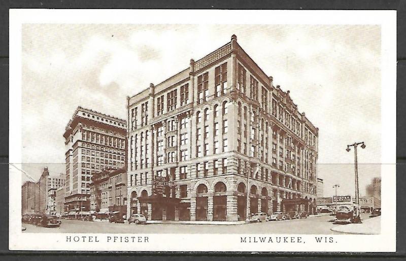 Wisconsin, Milwaukee - Hotel Pfister - [WI-029]