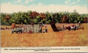 Chili South America International Harvester Company of America Postcard G63