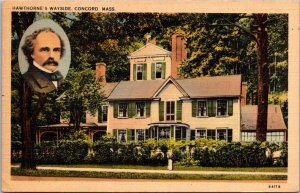 Massachusetts Concord Wayside Home Of Nathaniel Hawthorne