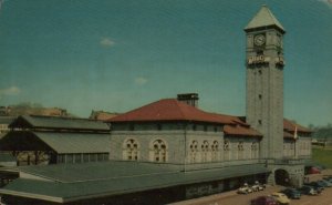 35-US-MD-BAL- Baltimore and Ohio Railroad's handsome Mt. Royal Station,B...