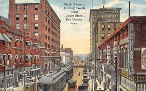 Sixth Avenue Looking South Des Moines, Iowa