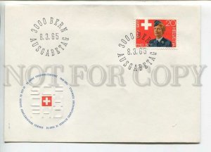 444985 Switzerland 1965 FDC Red Cross