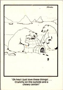 Humour Polar Bears Eating Igloo Oh Hey I Just Love These Things 1988