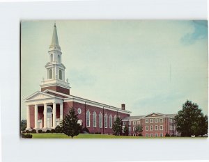 Postcard First Baptist Church, Greensboro, North Carolina