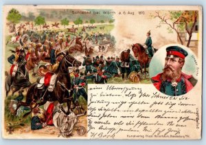Berlin Germany Postcard Our Fritz Emperor Frederick III Battle of Wörth 1901