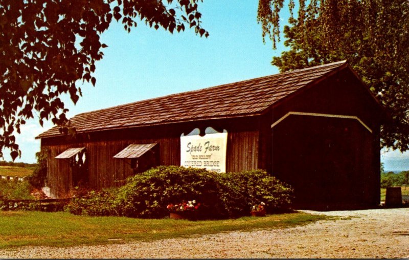 Vermont South Burlington 1824 Old Hollow Covered Bridge