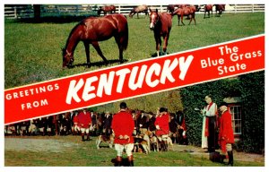 Kentucky  Blue Grass State LARGE LETTER