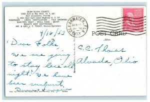 C. 1920s Glen Ellen Courts. Clearwater, Florida Postcard P41 