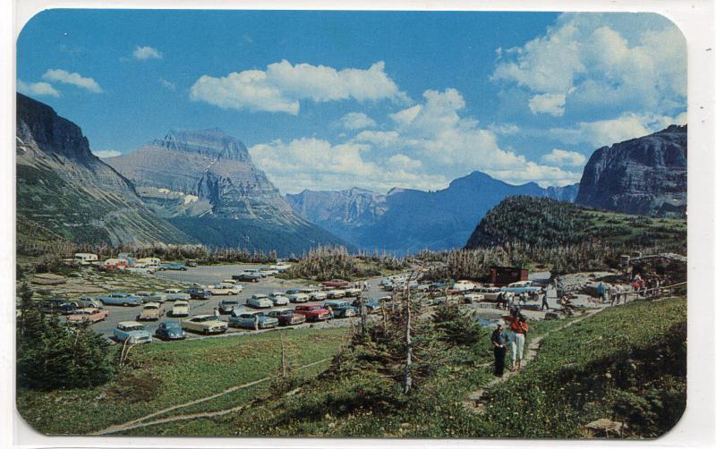 Logan Pass Glacier National Park Montana postcard