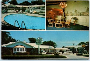 Postcard - Guest House Motor Inn - Chanute, Kansas 