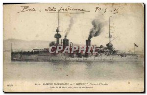Postcard Old War Ship Bouvet Breastplate d & # 39escadre