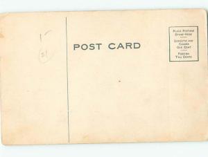 c1910 Comic RARE ANTIQUE DOUBLE BABY CARRIAGE ON POSTCARD AB8754