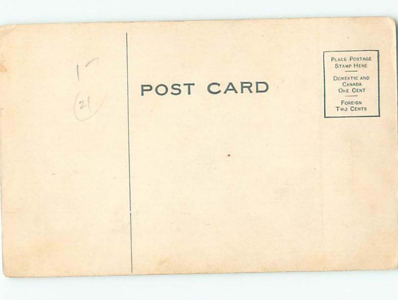 c1910 Comic RARE ANTIQUE DOUBLE BABY CARRIAGE ON POSTCARD AB8754