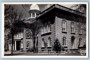 Carson City Nevada NV Postcard RPPC Photo Nevada State Capitol Building Frashers