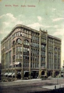 Burke Building - Seattle, Washington WA Postcard