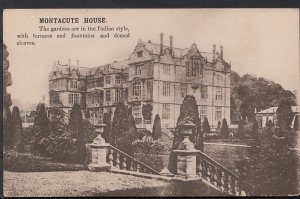 Somerset Postcard - Montacute House - The Gardens, Italian Style  RS3294