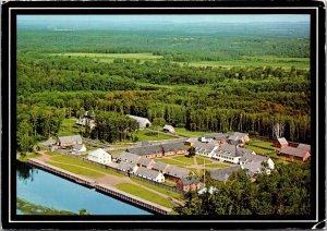 Aerial View of Fort William Historical Park, Thunder Bay ON Postcard Q43